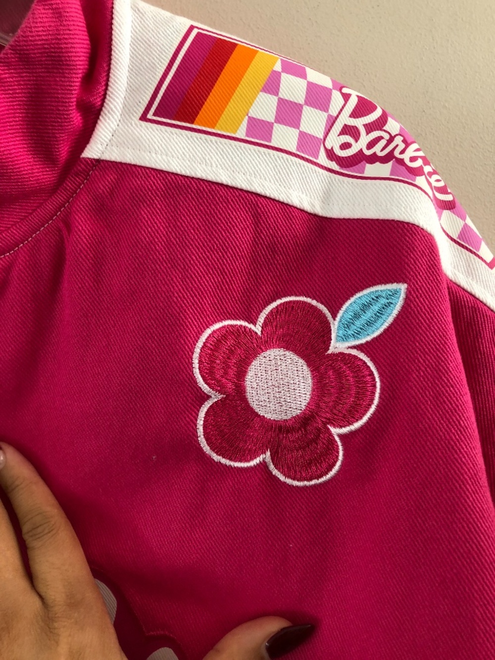 Barbie Checkered Racing Jacket - BoxLunch Exclusive - Picture 6 of 12